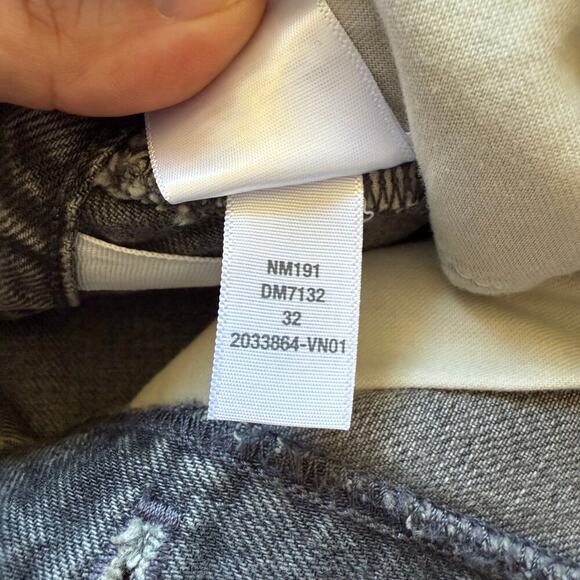 NWT Madewell '90s Straight W 32 Straight Leg High Rise Button Fly Burwick Wash - Picture 8 of 9